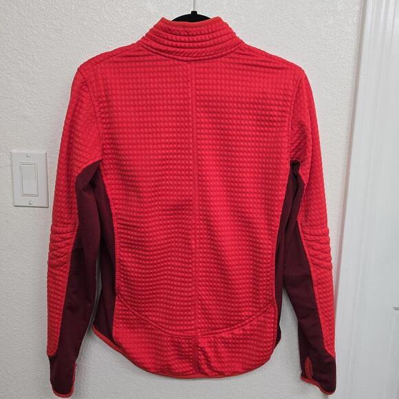 Womens Nike Sphere Thermal Running 1/2 Zip Pullover Sz M 8-10 Sweatshirt Orange - Picture 3 of 9